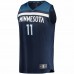 Minnesota Timberwolves Naz Reid Men's Fanatics Branded Navy Fast Break Replica Jersey - Icon Edition