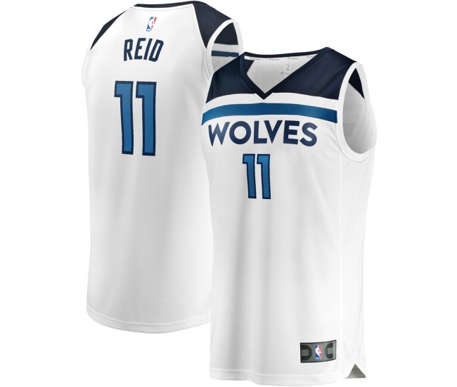 Minnesota Timberwolves Naz Reid Men's Fanatics Branded White Fast Break Replica Player Jersey - Association Edition