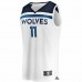 Minnesota Timberwolves Naz Reid Men's Fanatics Branded White Fast Break Replica Player Jersey - Association Edition