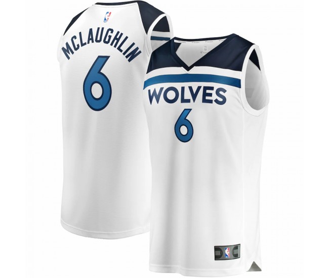 Minnesota Timberwolves Jordan McLaughlin Men's Fanatics Branded White Fast Break Player Jersey - Association Edition