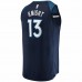 Minnesota Timberwolves Nathan Knight Men's Fanatics Branded Navy 2021/22 Fast Break Replica Jersey - Icon Edition