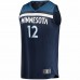 Minnesota Timberwolves Taurean Prince Men's Fanatics Branded Navy 2021/22 Fast Break Replica Jersey - Icon Edition