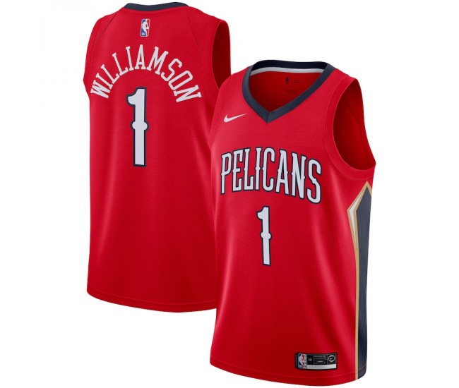 New Orleans Pelicans Zion Williamson Men's Nike Red 2019/2020 Swingman Jersey - Statement Edition