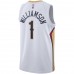 New Orleans Pelicans Zion Williamson Men's Nike White 2019/2020 Swingman Jersey - Association Edition