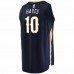 New Orleans Pelicans Jaxson Hayes Men's Fanatics Branded Navy Fast Break Replica Jersey - Icon Edition