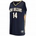 New Orleans Pelicans Brandon Ingram Men's Fanatics Branded Navy Fast Break Replica Jersey - Icon Edition