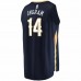 New Orleans Pelicans Brandon Ingram Men's Fanatics Branded Navy Fast Break Replica Jersey - Icon Edition