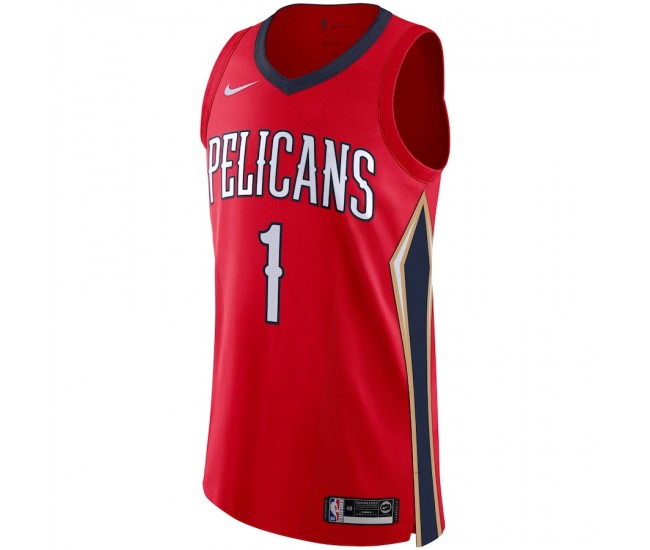 New Orleans Pelicans Zion Williamson Men's Nike Red Authentic Player Jersey - Statement Edition