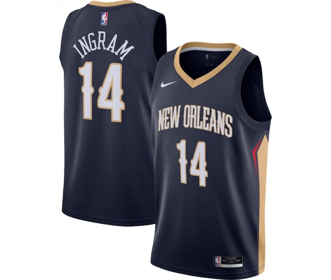 New Orleans Pelicans Brandon Ingram Men's Nike Navy 2020/21 Swingman Jersey - Icon Edition