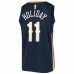 New Orleans Pelicans Jrue Holiday Men's Nike Navy Swingman Jersey