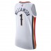 New Orleans Pelicans Zion Williamson Men's Nike White 2021/22 Authentic Player Jersey - City Edition