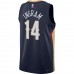 New Orleans Pelicans Brandon Ingram Men's Nike Navy 2021/22 Diamond Swingman Jersey - Icon Edition