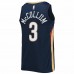 Orleans Pelicans C.J. McCollum New Nike Navy 2021/22 Swingman Jersey - Icon Edition