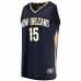 New Orleans Pelicans Jose Alvarado Men's Fanatics Branded Navy 2021/22 Fast Break Replica Jersey - Icon Edition