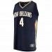 New Orleans Pelicans Devonte' Graham Men's Fanatics Branded Navy 2021/22 Fast Break Replica Jersey - Icon Edition