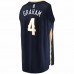 New Orleans Pelicans Devonte' Graham Men's Fanatics Branded Navy 2021/22 Fast Break Replica Jersey - Icon Edition