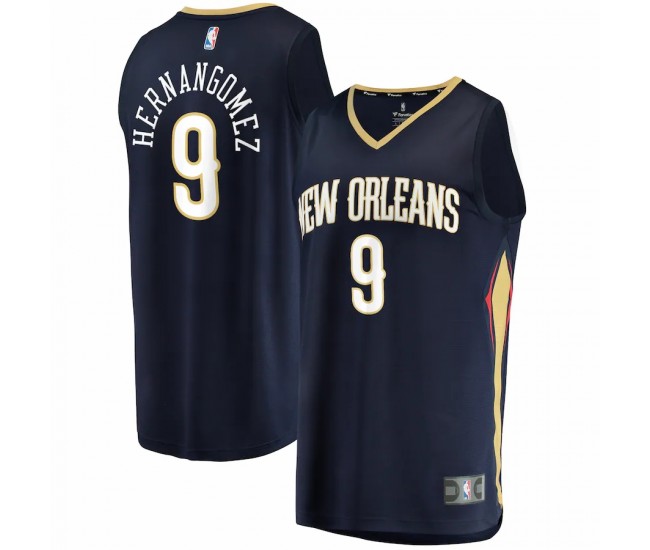 New Orleans Pelicans Willy Hernangomez Men's Fanatics Branded Navy 2021/22 Fast Break Replica Jersey - Icon Edition