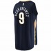 New Orleans Pelicans Willy Hernangomez Men's Fanatics Branded Navy 2021/22 Fast Break Replica Jersey - Icon Edition