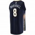 New Orleans Pelicans Naji Marshall Men's Fanatics Branded Navy 2021/22 Fast Break Replica Jersey - Icon Edition