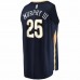 New Orleans Pelicans Trey Murphy III Men's Fanatics Branded Navy 2021/22 Fast Break Replica Jersey - Icon Edition