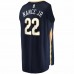 New Orleans Pelicans Larry Nance Jr. Men's Fanatics Branded Navy 2021/22 Fast Break Replica Jersey - Icon Edition