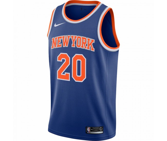 New York Knicks Kevin Knox Men's Nike Blue Swingman Jersey