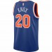 New York Knicks Kevin Knox Men's Nike Blue Swingman Jersey