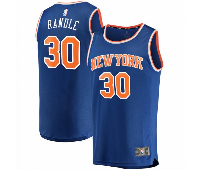 New York Knicks Julius Randle Men's Fanatics Branded Blue Fast Break Replica Player Jersey - Icon Edition