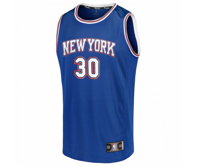 Men's New York Knicks Fanatics Authentic Royal Fast Break Team Replica Jersey Statement Edition