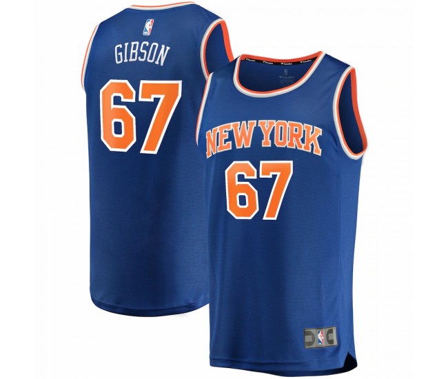 New York Knicks Taj Gibson Men's Fanatics Branded Blue Fast Break Player Replica Jersey - Icon Edition