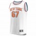 New York Knicks Taj Gibson Men's Fanatics Branded White Fast Break Player Replica Jersey - Association Edition