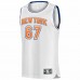 New York Knicks Taj Gibson Men's Fanatics Branded White Fast Break Player Replica Jersey - Statement Edition