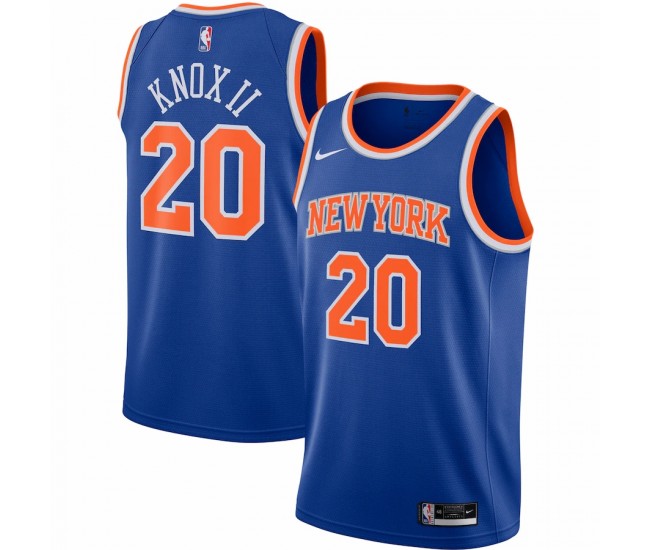 New York Knicks Kevin Knox II Men's Nike Blue 2020/21 Swingman Jersey - Icon Edition