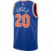 New York Knicks Kevin Knox II Men's Nike Blue 2020/21 Swingman Jersey - Icon Edition