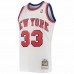 New York Knicks Patrick Ewing Men's Mitchell & Ness White 1985-86 Hardwood Classics Swingman Jersey