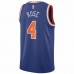 New York Knicks Derrick Rose Men's Nike Blue 2020/21 Swingman Jersey - Icon Edition