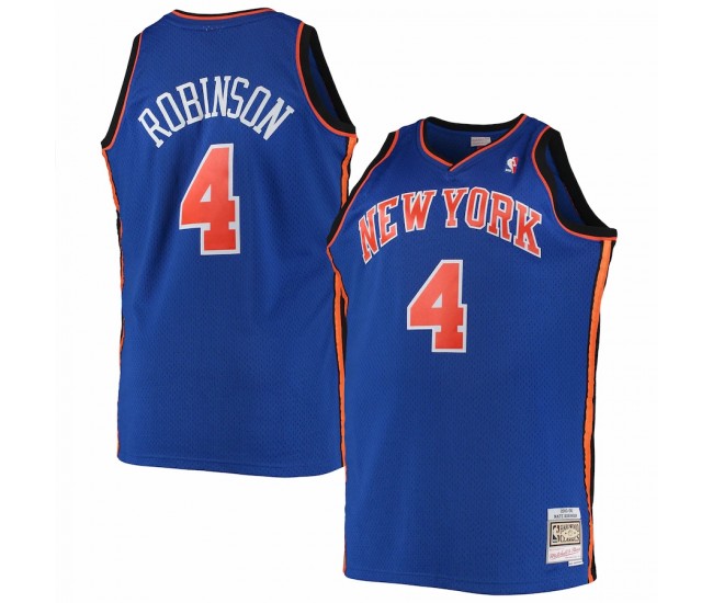 Nate Robinson New York Knicks Men's Mitchell & Ness Blue Big & Tall Hardwood Classics Swingman Jersey