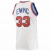 New York Knicks Patrick Ewing Men's Mitchell & Ness White Hardwood Classics Authentic 1985 Jersey