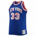 New York Knicks Patrick Ewing Men's Mitchell & Ness Blue Big & Tall 1991-92 NBA 75th Anniversary Diamond Swingman Jersey