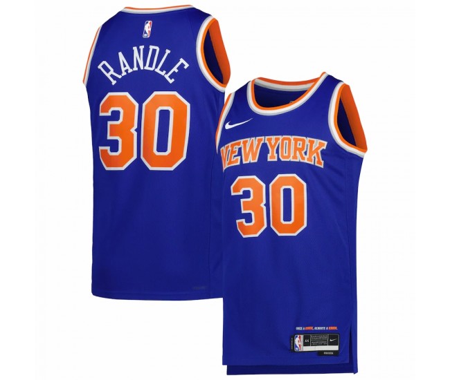 New York Knicks Julius Randle Men's Nike Blue 2022/23 Swingman Jersey - Icon Edition