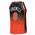 New York Knicks Latrell Sprewell Men's Mitchell & Ness Orange/Black 1998/99 Hardwood Classics Fadeaway Swingman Player Jersey