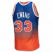 New York Knicks Patrick Ewing Men's Mitchell & Ness Orange/Royal 1991/92 Hardwood Classics Fadeaway Swingman Player Jersey