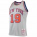 New York Knicks Willis Reed Silver Men's Mitchell & Ness 75th Anniversary 1969-70 Hardwood Classics Swingman Jersey