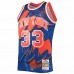 New York Knicks Patrick Ewing Men's Mitchell & Ness Blue Hardwood Classics 1991-92 Hyper Hoops Swingman Jersey