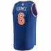 New York Knicks Quentin Grimes Men's Fanatics Branded Blue 2021/22 Fast Break Replica Jersey - Icon Edition