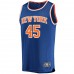 New York Knicks Jericho Sims Men's Fanatics Branded Blue 2021/22 Fast Break Replica Jersey - Icon Edition