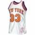 New York Knicks Patrick Ewing Men's Mitchell & Ness Platinum 1985-86 Hardwood Classics 75th Anniversary Swingman Jersey