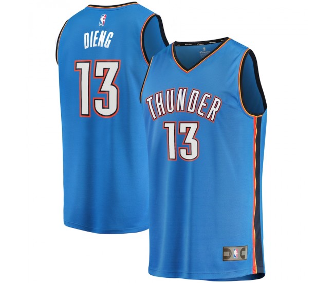 Oklahoma City Thunder Ousmane Dieng Men's Fanatics Branded Blue 2022 NBA Draft First Round Pick Fast Break Replica Player Jersey - Icon Edition