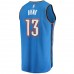 Oklahoma City Thunder Ousmane Dieng Men's Fanatics Branded Blue 2022 NBA Draft First Round Pick Fast Break Replica Player Jersey - Icon Edition