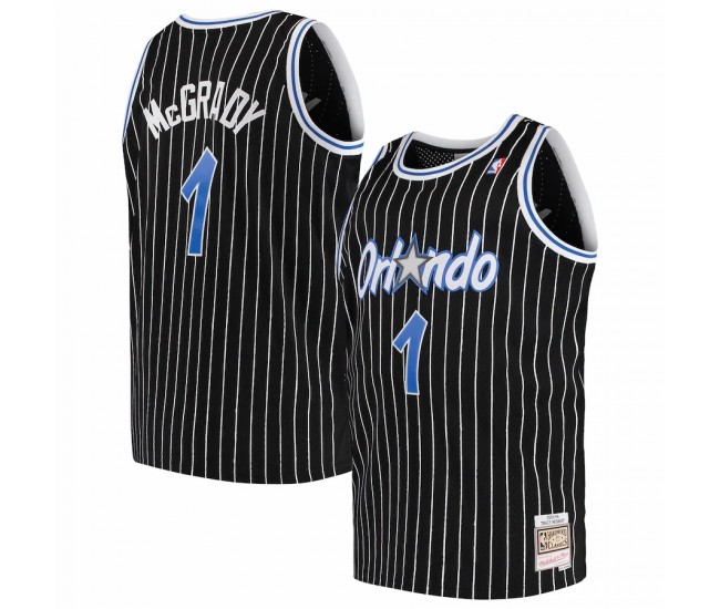 Orlando Magic Tracy McGrady Men's Mitchell & Ness Black Big & Tall Hardwood Classics Swingman Jersey